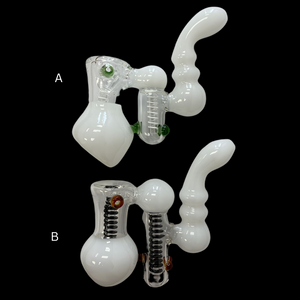 Double Bubbler Glass Pipe