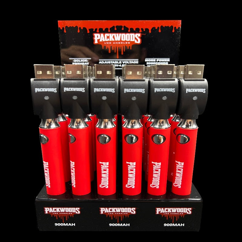 PACKWOODS TWIST BATTERY 900mAh - 30CT DISPLAY